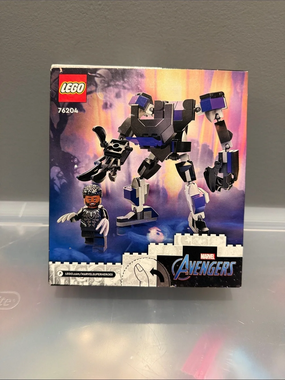 LEGO Avengers Black Panther Mech Armor - Black & Purple 76204